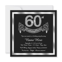 Silver 60th Birthday Party