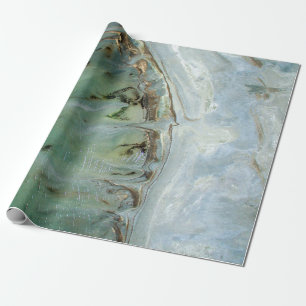 Silver and gold abstract illustration wrapping paper