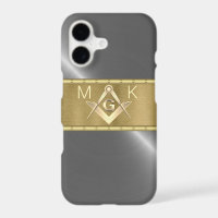 Silver and Gold Masonic Symbol