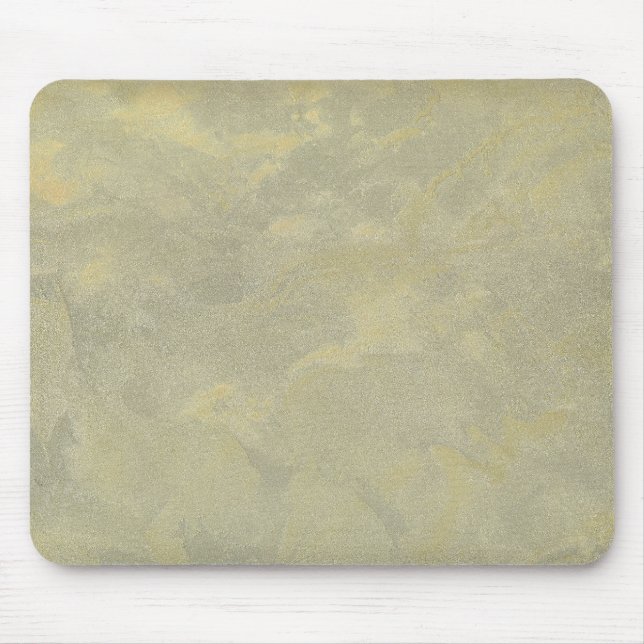 Silver And Gold Metallic Plaster Mouse Pad (Front)