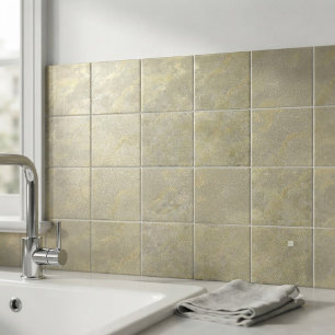 Silver And Gold Metallic Textured 2 Ceramic Tile