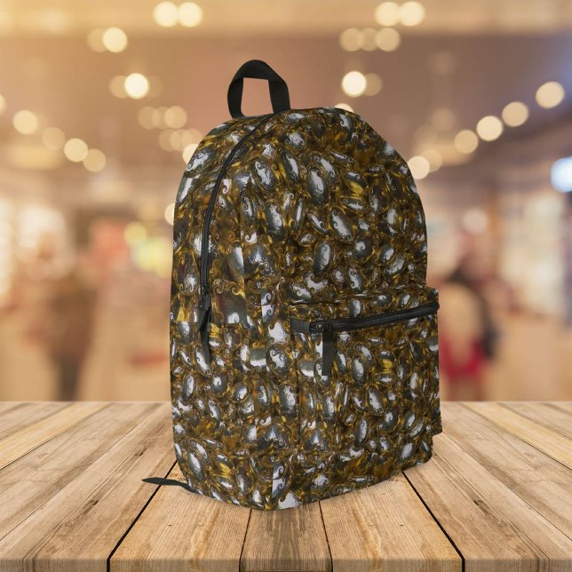 Silver and Gold Printed Backpack (Creator Uploaded)