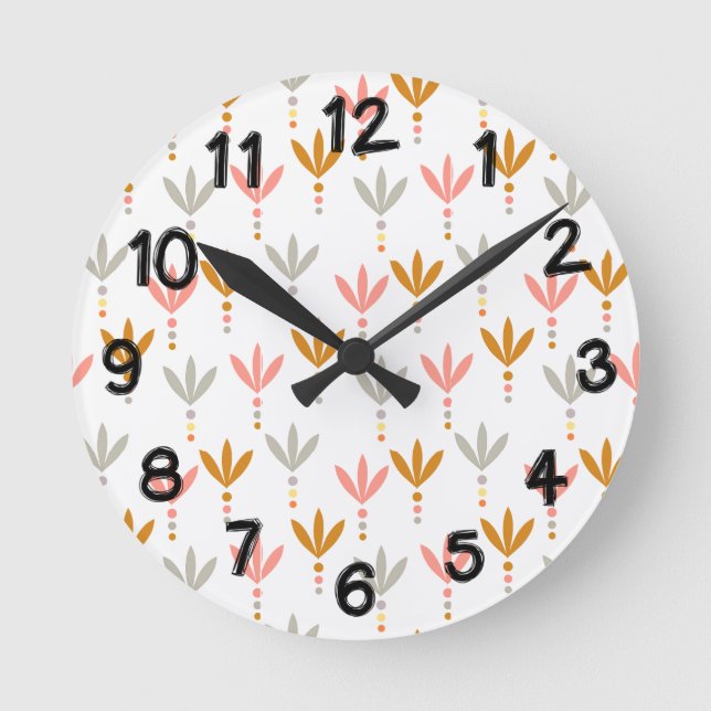 Silver and Gold Round Clock (Front)