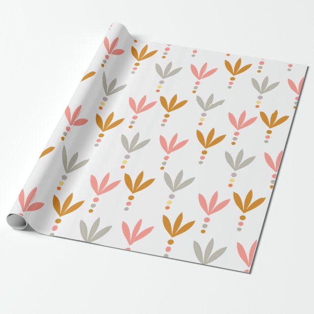 Silver and gold wrapping paper (Unrolled)