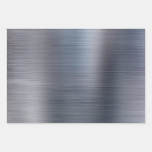 Silver and Gold Wrapping Paper Sheet