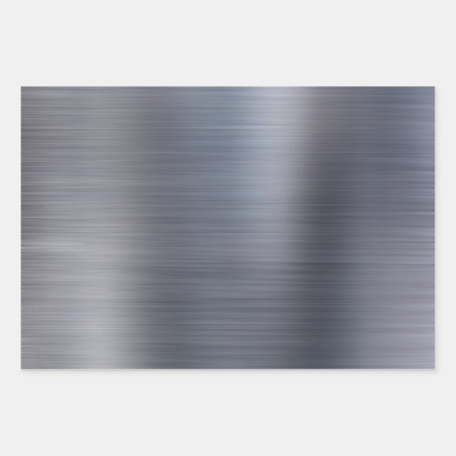 Silver and Gold Wrapping Paper Sheet (Front)