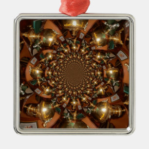 Silver and GoldElegant Tea Culture – Vintage Samov Metal Ornament