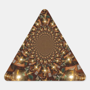 Silver and GoldElegant Tea Culture – Vintage Samov Triangle Sticker