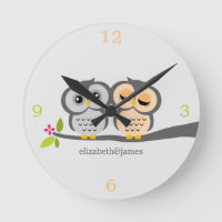 Silver and Grey Owl Couple