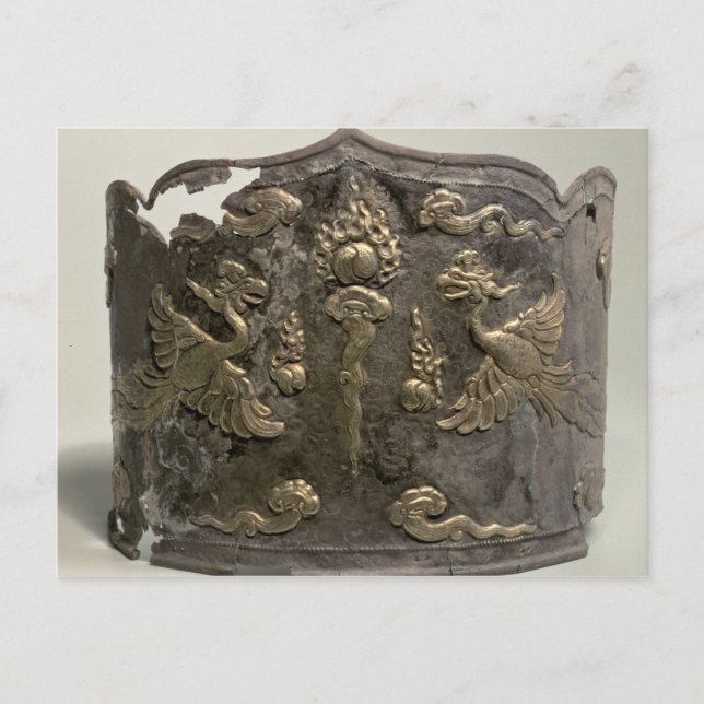 Silver and parcel gilt Imperial Crown Postcard (Front)