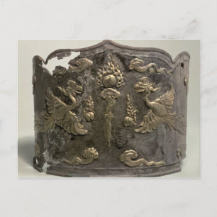 Silver and parcel gilt Imperial Crown Postcard