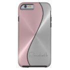 Silver and Pink Stainless Steel Metal