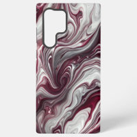 Silver and Purple Swirl