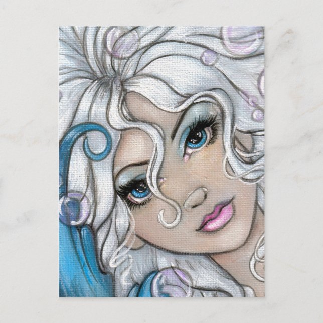 "Silver and Sapphire" postcard (Front)