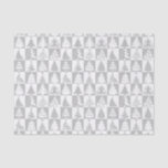 Silver And White Christmas Tree Holiday Pattern Tissue Paper<br><div class="desc">Tissue paper with a fun silver grey and white christmas trees holiday pattern design print.</div>