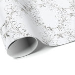 Silver And White Lattice Wrapping Paper<br><div class="desc">silver and white gift wrap</div>