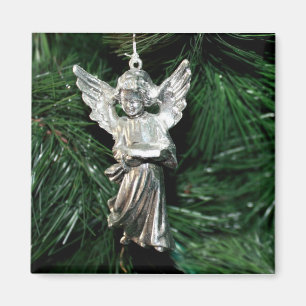 Silver Angel Ornament Magnet