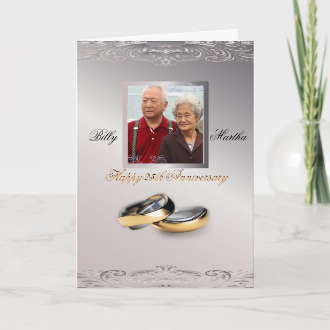 Silver Anniversary Card (Front)