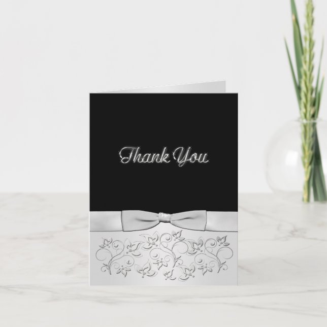 Silver Anniversary Thank You Card (Front)