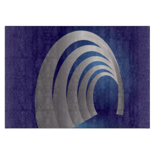 silver arcade tunnel cutting board