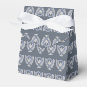 Silver Awareness Ribbon Angel Party Favour Box