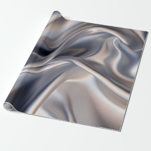 Silver Baby Wrapping Paper