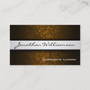Silver Band Modern Professional Business Card