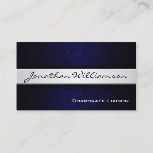 Silver Band Modern Professional Business Card