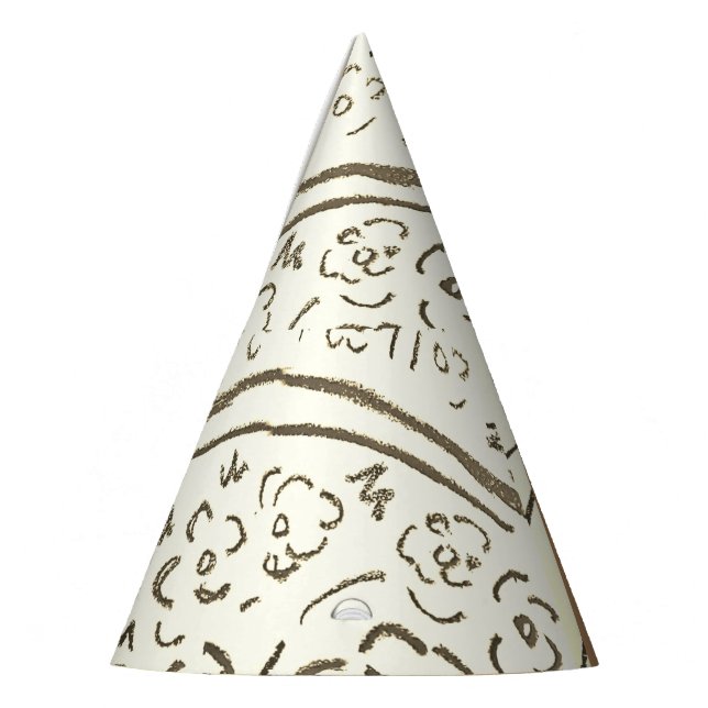 Silver Basket with Handle Party Hat (Left)