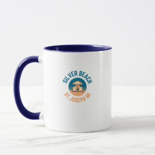 Silver Beach St. Joseph Michigan Coffee Mug
