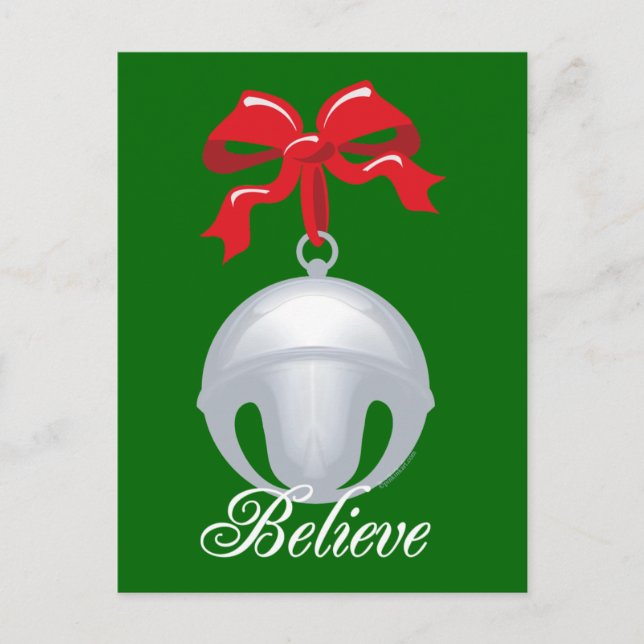 Silver Bell Believe Postcard (Front)