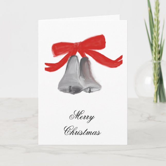 Silver Bells Christmas Card (Front)