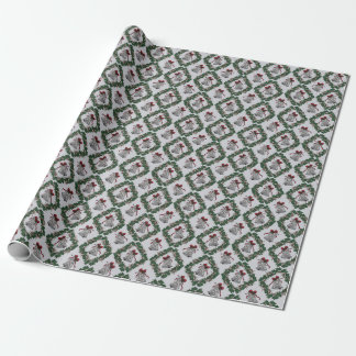 Silver Bells Christmas Wrapping Paper