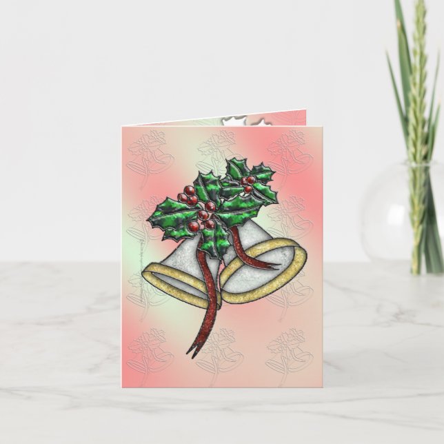 Silver Bells Invitation Card (Front)