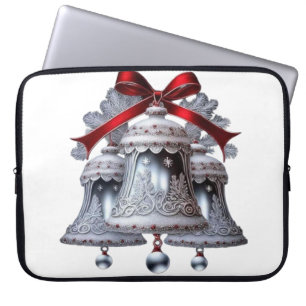 Silver bells  laptop sleeve