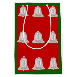 Silver Bells Medium Sized Gift Bag