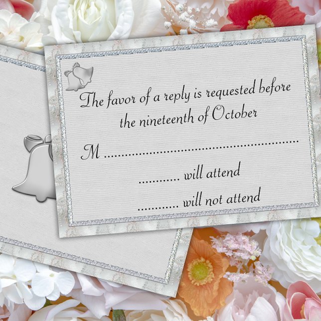 Silver Bells Wedding RSVP (Creator Uploaded)