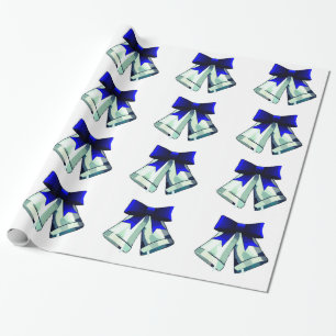 Silver Bells Wrapping Paper