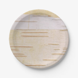 Silver Birch Bark Paper Plate