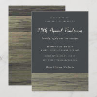 SILVER BLACK SKETCH STRIPED LINE CORPORATE EVENT