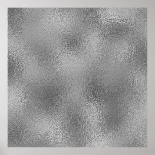 Silver Blank Template Add Text Poster