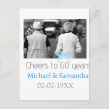 SILVER bow cheers to 60 years anniversary wedding 