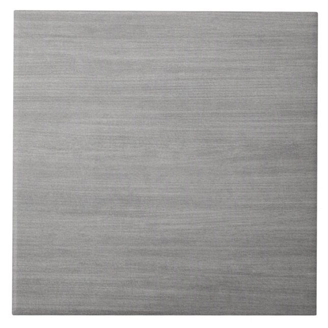 Silver Brush Strokes Ceramic Tile (Front)