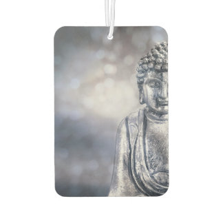 silver Buddha Car Air Freshener
