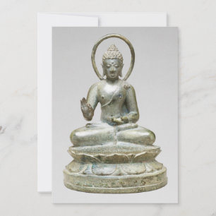 Silver Buddha Fine Art Photography Holiday Card