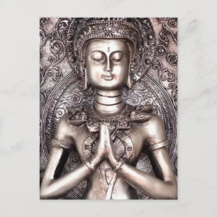 Silver Buddha Postcard