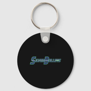 Silver Bullets Softll - Blue Logo Key Ring