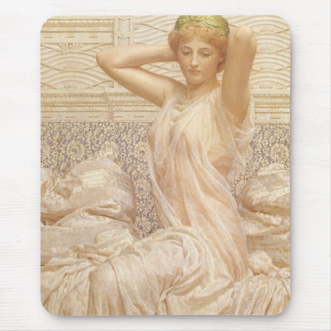 Silver by Albert Joseph Moore, Victorian Fine Art Mouse Pad (Front)