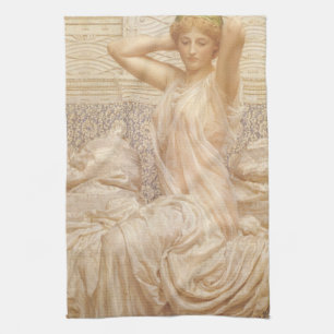 Silver by Albert Joseph Moore, Victorian Fine Art Tea Towel