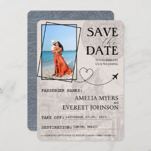 Silver Cancun Passport Save The Date